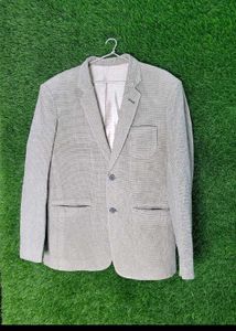 Grey Patterned Blazer