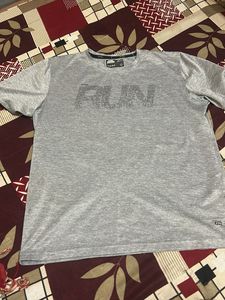 Gray RUN T-Shirt
