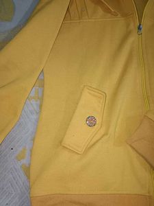 Yellow Zip-Up Hoodie