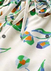 Floral Print Puff Sleeve Top