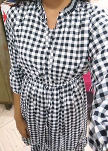 Gingham Checkered Dress