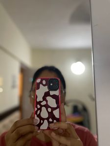 Hot pink animal print case for iPhone 12 Mini