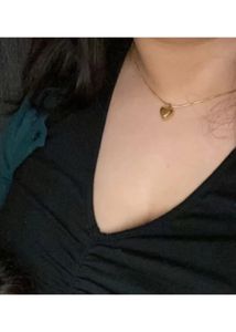 Heart Pendant Necklace (ANTI TARNISH)