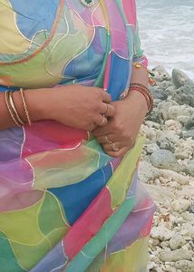 Colorful Abstract Saree
