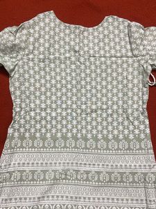 Elegant Sage Green Kurti