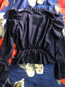 Very Cute Navy Blue Top For Women
