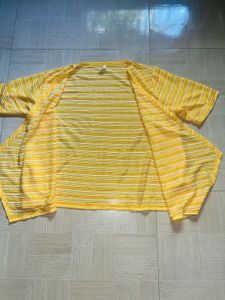 Yellow Sheer Cardigan Jacket