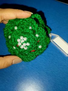 Crochet Flower Keychain