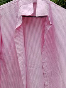 Pink Striped Long Sleeve Shirt (Brand New)