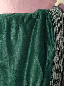 2 New Elegant Green And Pink Saree with Border