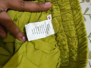 Biba Olive Green Kurti and Salwar