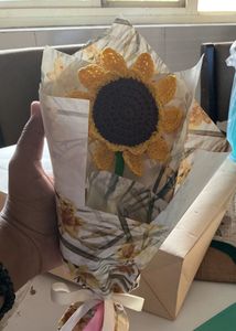 Crochet Sunflower Bouquet - Handmade Gift 💐🌻