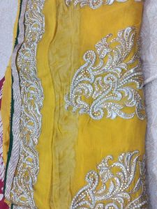 Elegant Yellow Saree