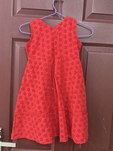 Red Girls&#39; Dress