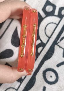 Orange & Gold Bangles