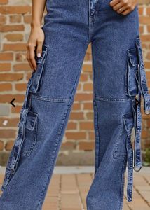Shein Relaxed Fit Full Length Jeans