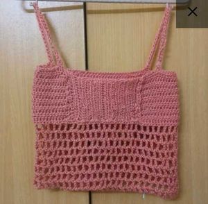 Crochet Pink Top