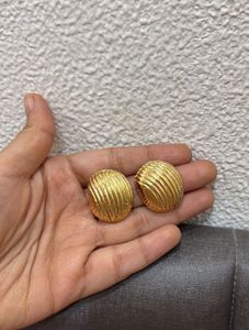 Vintage Gold Button Earrings💗💗