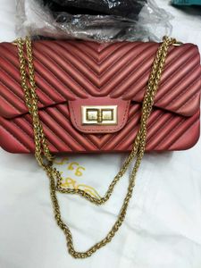 Quilted Chevron Crossbody Bag