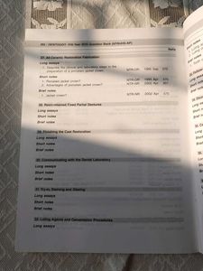 🆕 DENTOGIST 4th Year BDS Question Bank