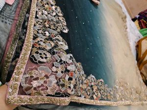 net saree expansive work  😍