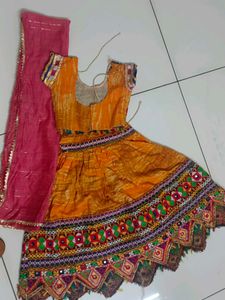 Colorful Embroidered Lehenga Choli Set