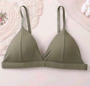 Green Triangle Bra