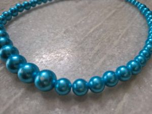 Blue Beaded Necklace