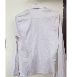 White Button-Down Top