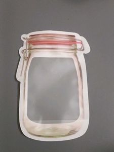 Bottle Shaped Pouches With Zipper
