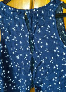 Starry Night Sleeveless Top