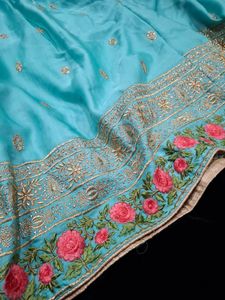 Elegant Sea Green Sharara Set