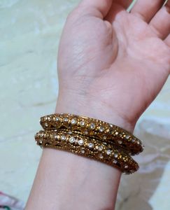 2 Golden Bangles