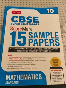 Cbse Class 10 Mtg Sample Paper Latest