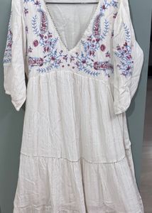 Boho Embroidered Dress