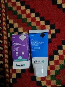 Pack Of 2 , Kojic Acid Face Wash & Serum