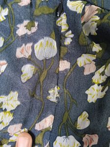 Floral Corset Waisted Dress