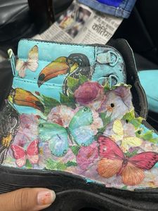 Unique Painted Boots