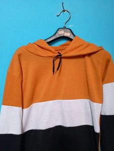 Hoodie alike TOP 🧡🖤