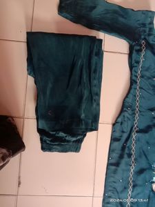 Plazzo Suit With Organza Dupatta