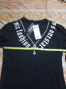 Black Long Sleeve Graphic Tee