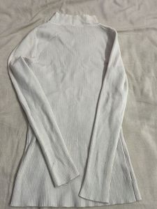 Ribbed Mock Neck Top