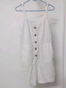 Primark (Europe) White Playsuit/Romper
