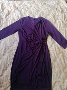 Purple Wrap Dress