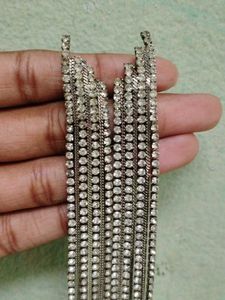 Dangling Rhinestone Earrings