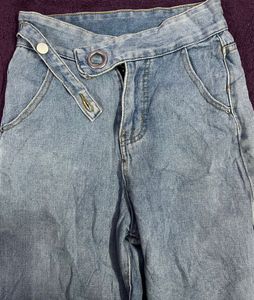 Wide Leg Denim Jeans