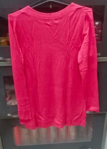 Coral Long Sleeve Sweater