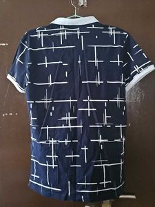 Stylish Patterned Polo Shirt (UNUSED) FITS 35-36