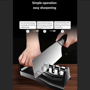 Knife Sharpener for Kitchen – Includes Vegetable C