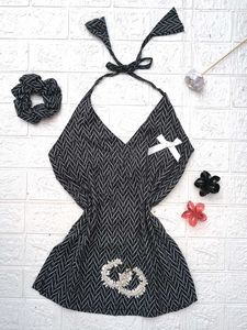 Coquette Halter Neck Kurti🌷